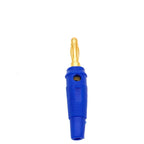 2/5PCS 4mm Gold Plated Banana Plug Speaker Cable Wire Connector Pin Socket Multi-Color for Audio DIY