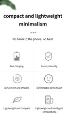 MINI Wireless Charger Station with Cooling Hole for iPhone 17 16 Pro Max 15 14 13 12 Samsung Xiaomi Pro Max Fast Charging Pad