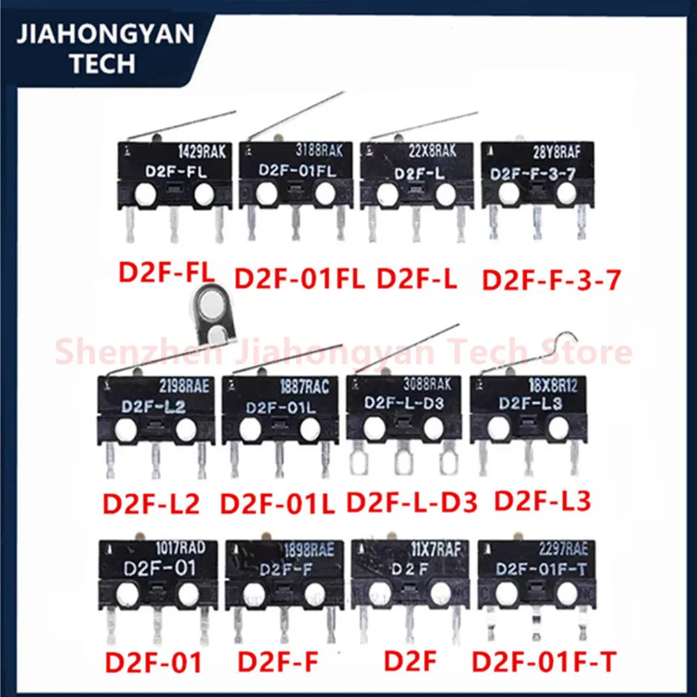 1PCS 2PCS 5PCS 10PCS  Original stroke microswitch D2F-L L2 L3 01L L-D3 01F-T FL 01FL L  D2F-F-3-7 D2F-5 5L D2F-F D2F-01F-T