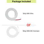 5V 12V Led Neon Light Strip 5mm-6mm Narrow SMD 2835 120LEDs/M IP67 Waterproof Soft Light Bar Shape Decoration