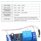 5V 12V 24V Photoresistor Relay Module Light Brightness Sensor Timer Detection Controller Switch On/Off With Wires for Car Board