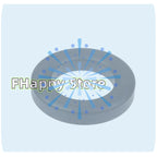 FT240-43 Toroid Ferrite Core Ferrite Bead Ring American RF Ferrite Magnetic Ring High-frequency Magnetic Core DIY Choke Balun