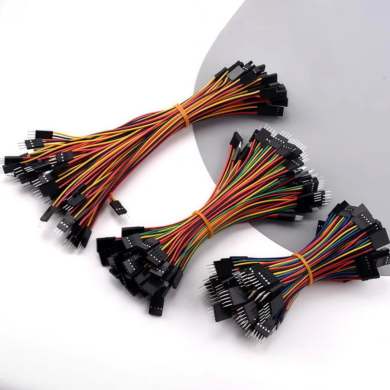 10PCS 2.54mm Double Head DUPONT LINE Jumper Wire Dupont Connector Cable 2.54MM 2P/3P/4P/5P/6P/8P/9P/10P Long 10/20/30CM