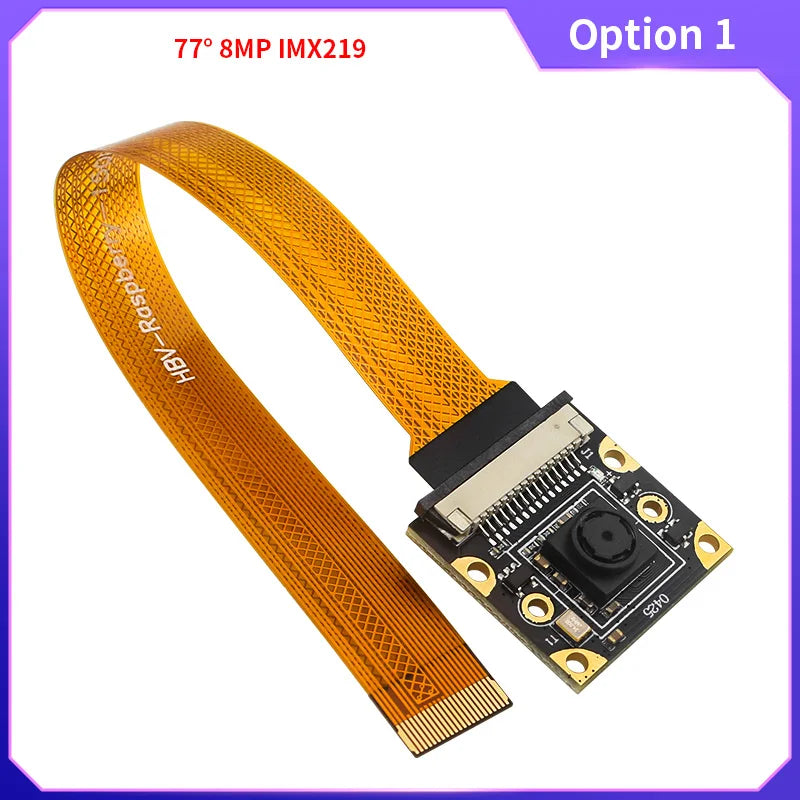 Raspberry Pi 5 8MP Camera 77° 130° 160° 200° Webcam IMX219 Sensor Chip CSI Interface for Raspberry Pi 5 Zero W 2W