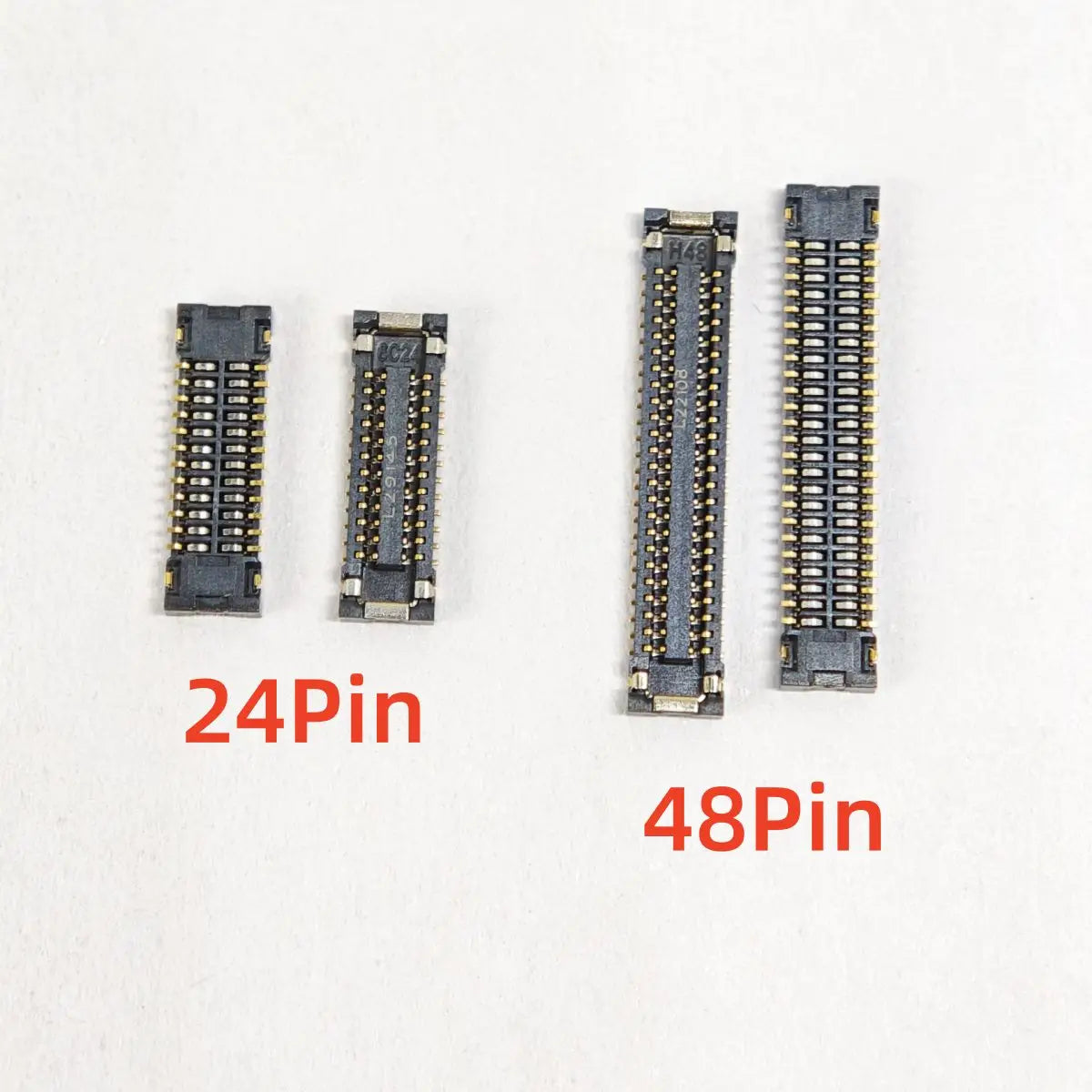 5-10pcs LCD Display Screen FPC Connector For Moto Edge / S30 / G200 USB Charger Charging Contact Plug 24pin 48pin