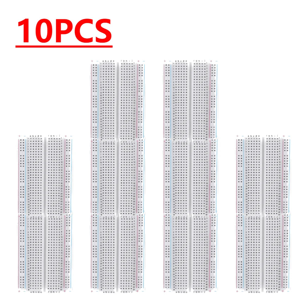 1-30PCS 400 Tie Points Solderless PCB Breadboard Universal Test Protoboard Solderless PCB Breadboard for Experiment Test Robot