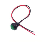 5/20PCS 12mm Momentary Push Button Switch ON OFF PBS-33B Self Reset Mini Round Switch With Wire 2Pin 1A DC12V