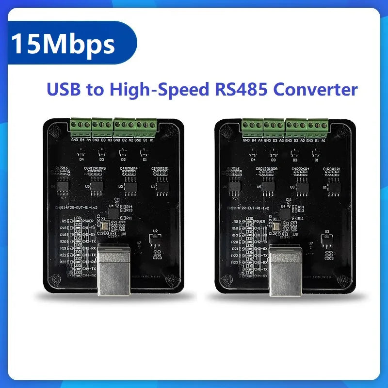 USB2.0 to 4-channel RS485 Port Module CH9114 High Speed Chip Support 15Mbps