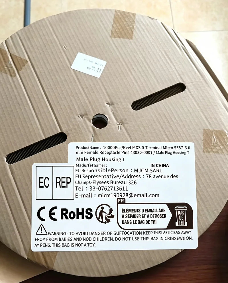 10000Pcs/Roll MX3.0 Terminal Micro 5557-3.0 Female 43030-0001 / Male Plug Housing Terminal Pins 43031-0001 Connector