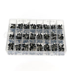 840pcs 24Values TO-92 PNP/NPN Transistor Assortment Kit BC327 BC337 BC547 2N2222 3904 3906 C945 BC517 BC550 BC556 BC558 S9014