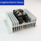 MDS100A/1600V Three Phase Rectifier Bridge Installing The W-95 Heatsink Three Phase Biode Bridge Rectifier 100A