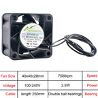 ANCHAOPU EC Brushless Axial Cooling Fan 40-140mm AC 110V-240V for Cabinet, Industrial, Server High Speed Ventilation