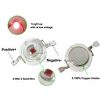IR LED 3W 730nm 740nm 850nm 940nm 1050nm 3Watt Chip Diode Infrared Red Beads Radiation Bulb Laser Flashlight Night Vision Camera
