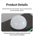 DC 12-24V PIR Motion Sensor Switch - Adjustable Delay Infrared Human Detection Ideal for LED Lights and Wardrobe Strip