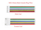 10pcs/5pairs XH2.54mm 0.1" Pitch Wire Terminal Cable Connector 2/3P/4P/5P/6/7/8/9/10/12Pin 10/20/30cm Male Female Plug Socket