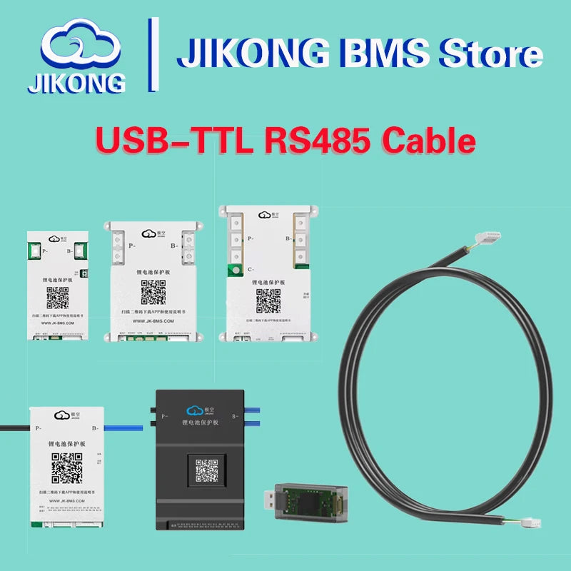 JIKONG JK BMS Accessories USB-TTL RS485 Cable for Smart BMS