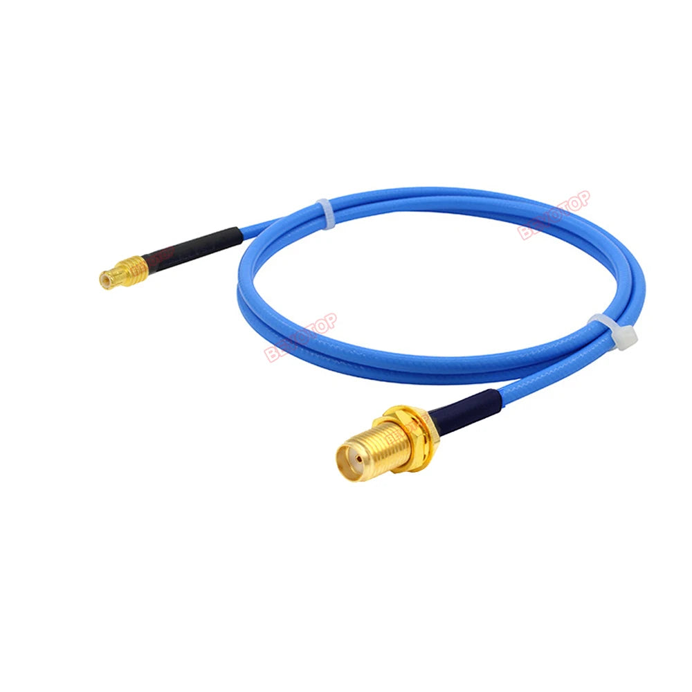 1PCS SMA to MCX RG405 Cable SMA/ RP-SMA Male Female to MCX Male Straight/Right Angle Plug 086 Pigtail 50Ω High Frequency Jumper