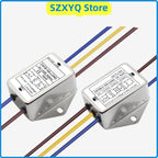 Power supply filter CW1B-3A/6A/10A-L(040) AC 250V with wire audio purifier EMI anti-interference EMI line audio purifier