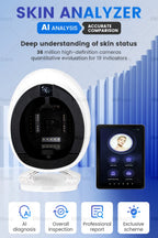 New 3D Facial Skin Analyzer Machine 15.6 inch Skin Analyzer Facial Machine 8 Light Spectrum Skin Analysis Scanner