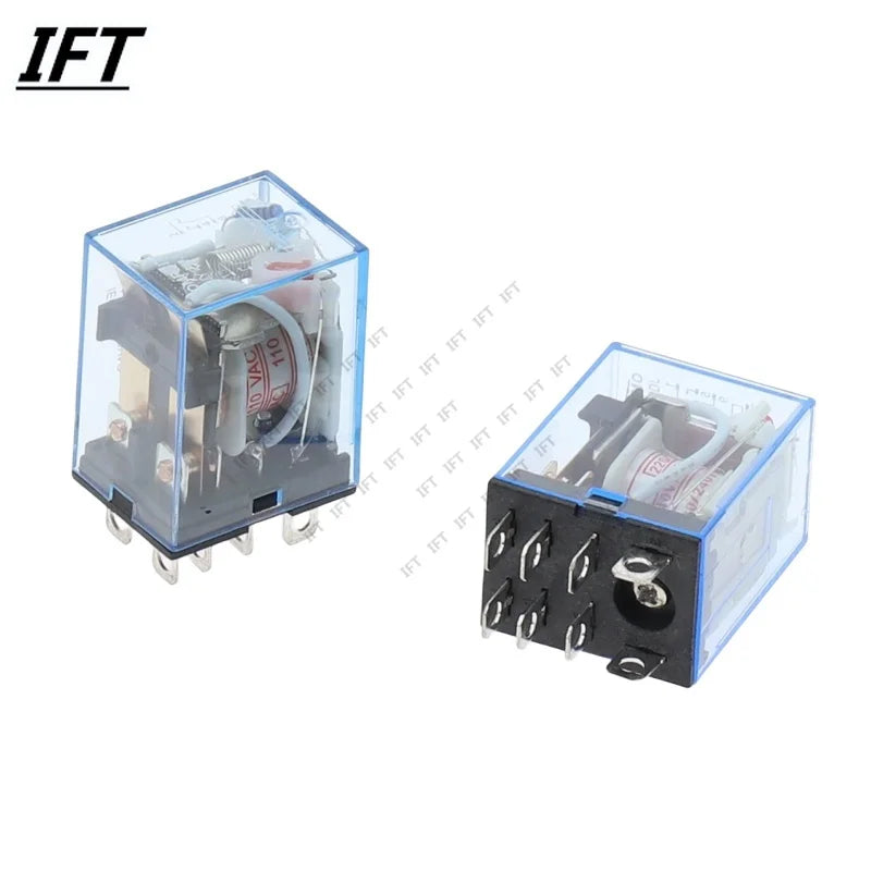 1Pc LY2NJ HH62P HHC68A-2Z Electronic Micro Mini Electromagnetic Relay 10A 8PIN Coil DPDT DC12V,24V AC110V 220V Hot