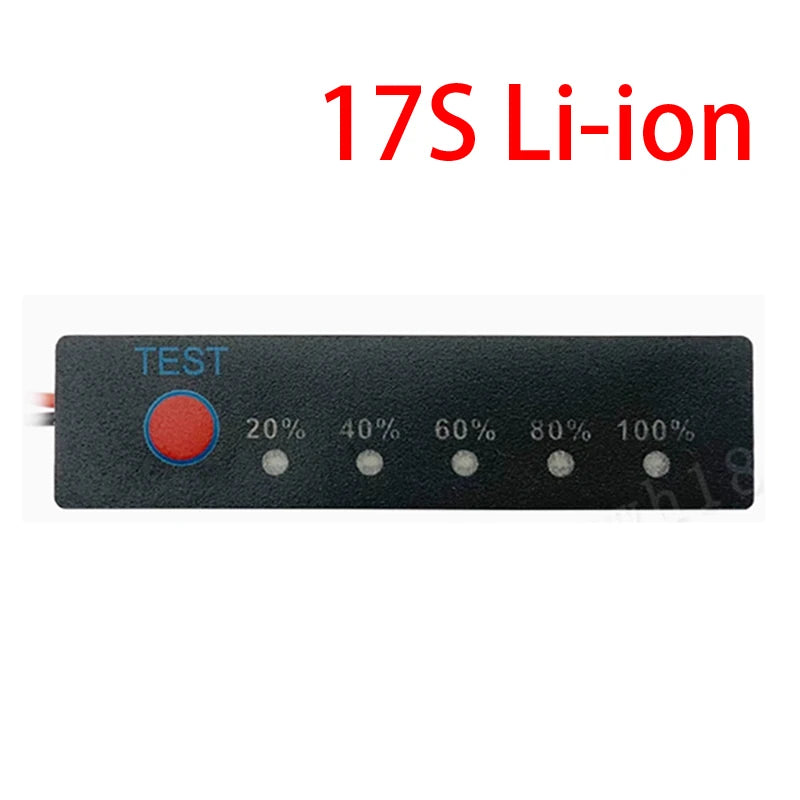 1-24S 7S 8S 10S 13S LifePO4/Li-ion Battery Packs Capacity Indicator Meter Power Level Tester Module Display Board Panel