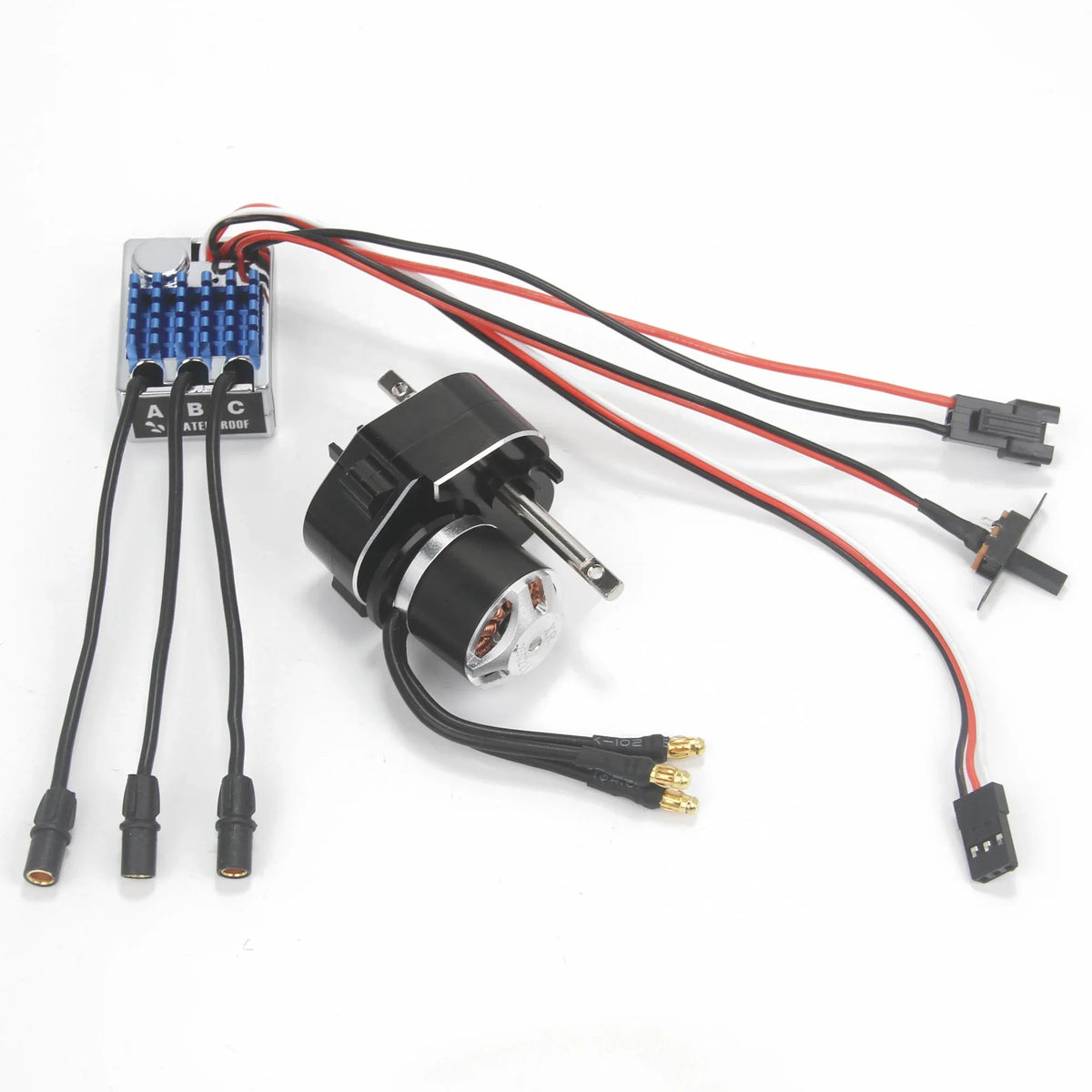 Full Metal Gearbox 2322 2600KV Brushless Motor AM32 45A ESC 21g Servo/2CH Receiver for RC Car Crawler MN82 MN78 MN168 MN99 MN98