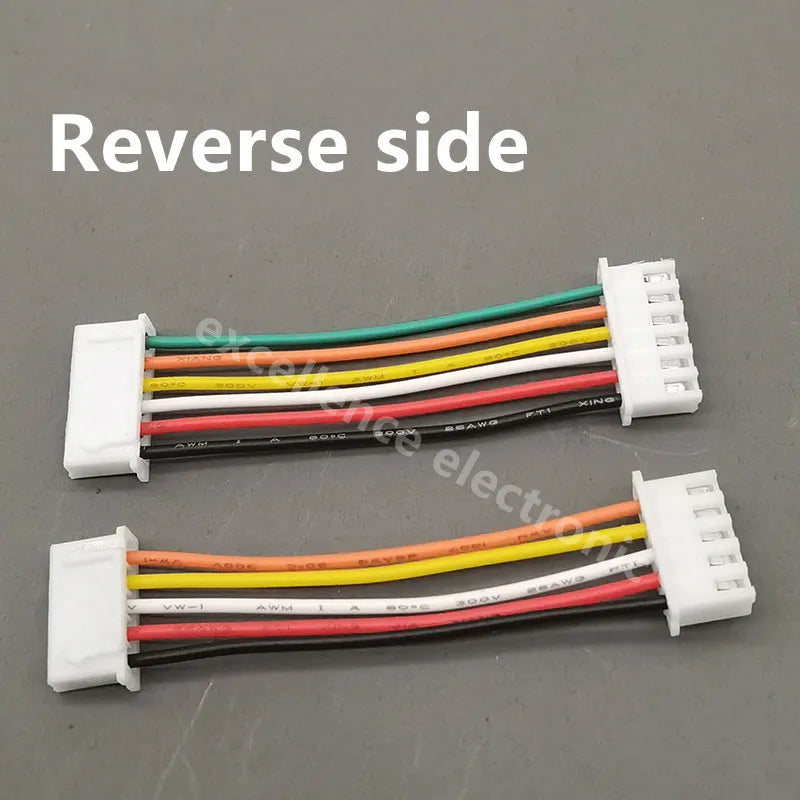 5Pcs PH2.0 Connector Cable 26AWG 10/20/30cm Double Head Terminal Wire, Same/Reverse Side Jumper Cable for Arduino Electronics