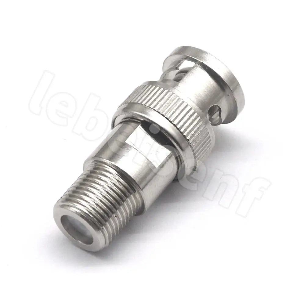 BNC to F TV female male straight connector F to BNC quick plug adapter coaxial connector