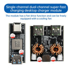 PD140W  /100W Fast Charging Module Full Protocol DIY Motherboard intelligent Desktop Charger supports PD QC AFC FCP VOOC