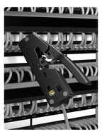 AMPCOM rj45 Crimper CAT7 Crimping Tool for Pass Through RJ11 RJ 45 Connector CAT6 CAT5E Modular Plugs With Wire Stripper Cutter