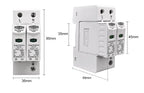 TOMZN AC SPD 2P House Surge Protector Protection Protective Low-voltage Arrester Device 10-20kA 20-40kA 30-60kA 275V 385V 420V