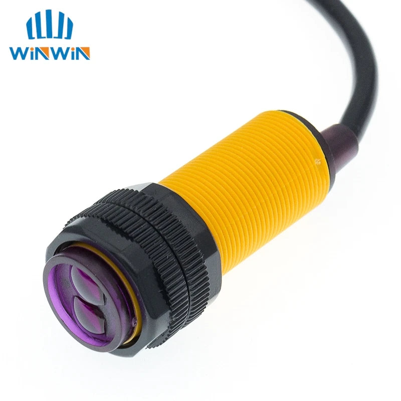 E18-D80NK Infrared Obstacle Avoidance Photoelectric Sensor Proximity Switch 3-80cm Detection Range Adjustable