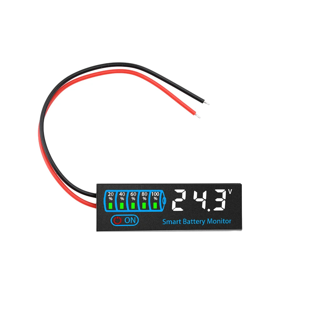 Intelligent Battery Display Lithium Battery Level Indicator DC 7-55V 18650 Lipo Li-ion Capacity Board DIY Charging Tester