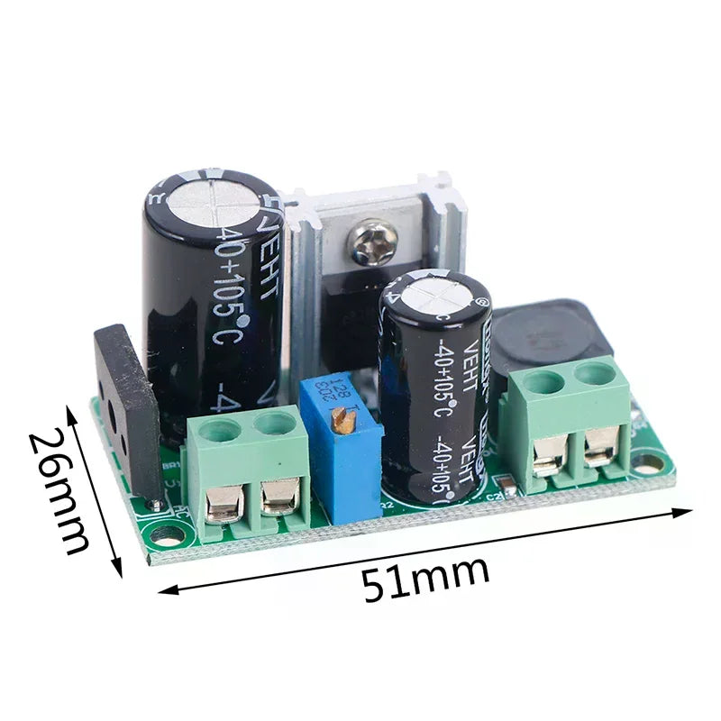 1Pcs LM259 AC to DC 3.3v 5v 9v 12v 24v Step Down Converter Module Rectifier Filter