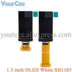 1.3" 1.3 inch OLED LCD Vertical Screen Display White SPI/IIC I2C SH1107 128*64 128X64