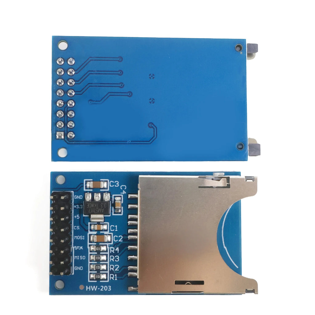 Micro SD TF SD MINI SD Card Reader Module 3.3V 5V SPI Interface with Level Shifter for Arduino ESP32 Raspberry Pi Data Logger