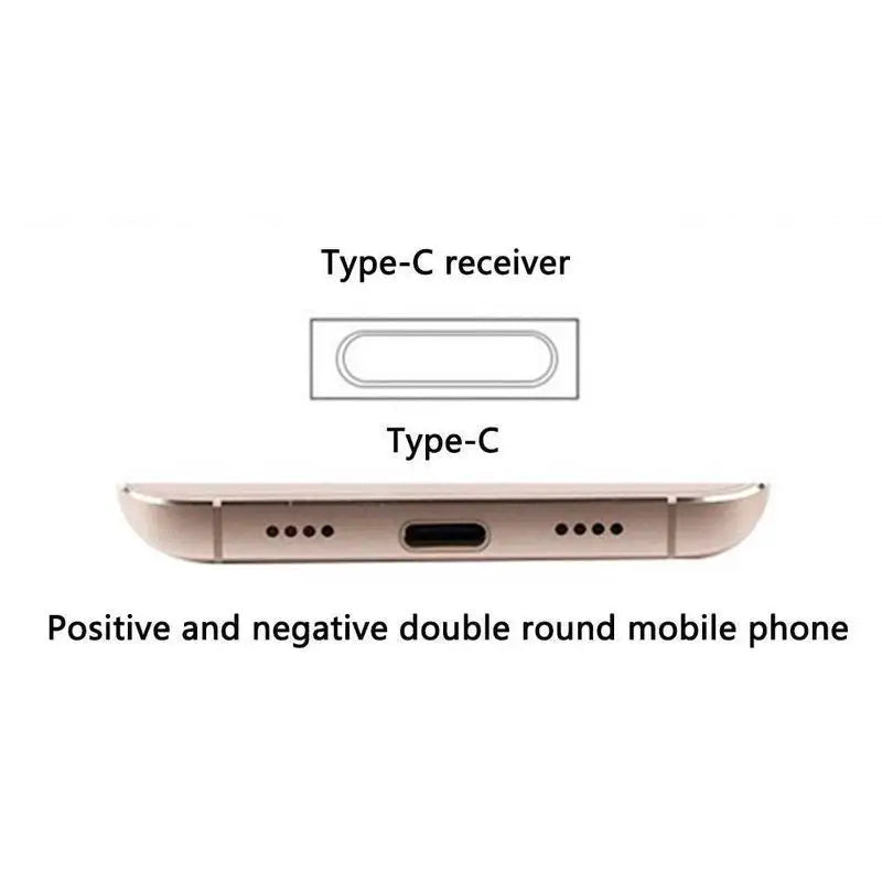 Wireless Charging Receiver for Android  and Type C Fast Wireless Charger Adapter