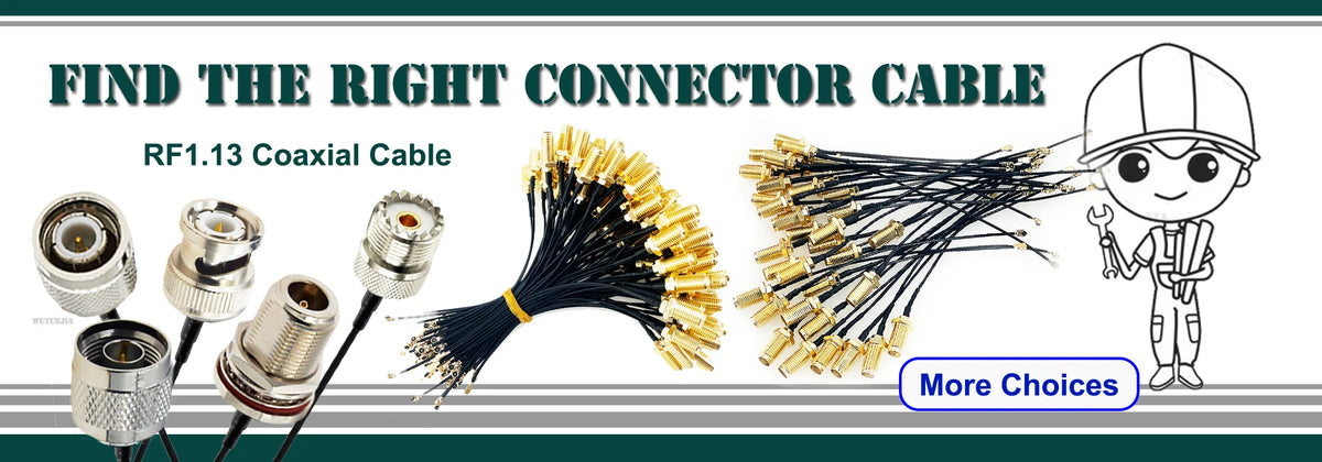 1Pcs RF1.13 Cable uFL/u.FL/MHF-1 Female to 1th Generation Male / Female For WIFI Antenna Pigtail Extension Cord RF Cable 5~60cm