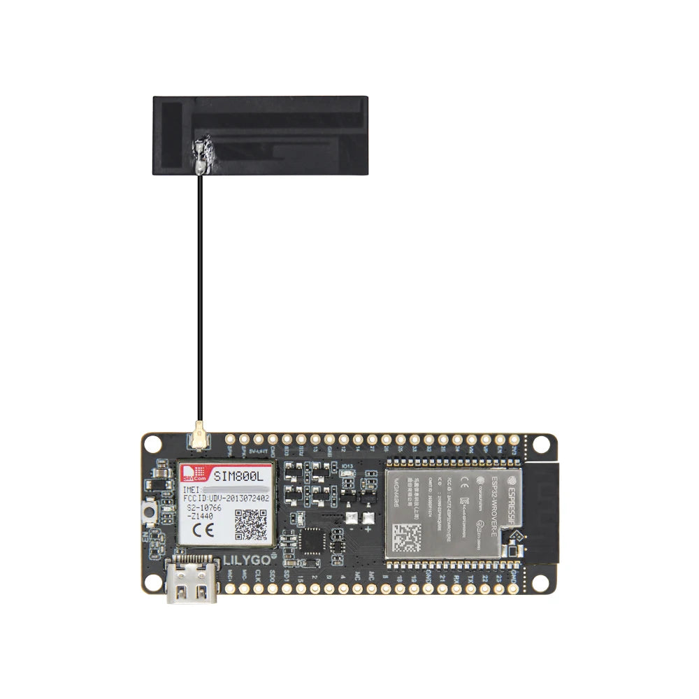 LILYGO TTGO T-Call V1.4 ESP32 Board with WiFi, Bluetooth, FPC Antenna & SIM800L SIM Card Module