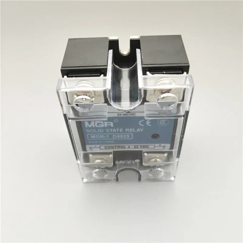 SSR MGR-1 D4810 D4825 D4840 Single Phase DC Control DC Heat Sink 3-32VDC To 220VDC 600V 10A 25A 40A DD Solid State Relay