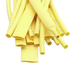 1~10m 2:1 Heat Shrink Heat Shrink Tube Yellow Diameter 0.6~80mm Wire Cable Repair Wrap Sleeving DIY Waterproof Polyolefin Tubing