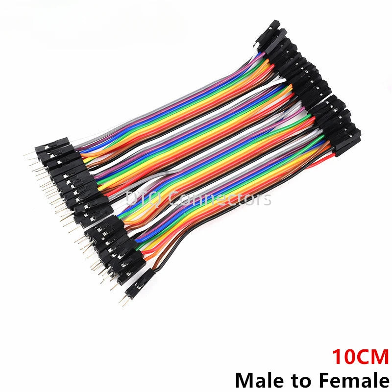 Dupont Line 10CM 20CM 30CM 40Pin Male to Male + Male to Female and Female to Female Jumper Wire Dupont Cable for Arduino DIY KIT