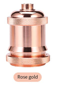 2pcs E27 E26 Edison Medium Screw Swivel Bases Vintage Retro Industrial Ceiling DIY Pendant Antique Hang LED Lamp Holder Socket