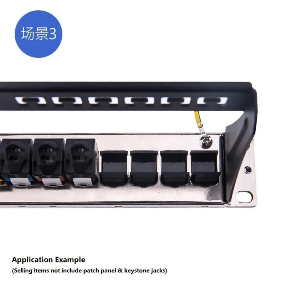 RJ 45 Coupler Baffler RJ45 Keystone Jack Filling Module Keystone Frame Wall Plate Patch Panel Blind Plate For Modular Blank
