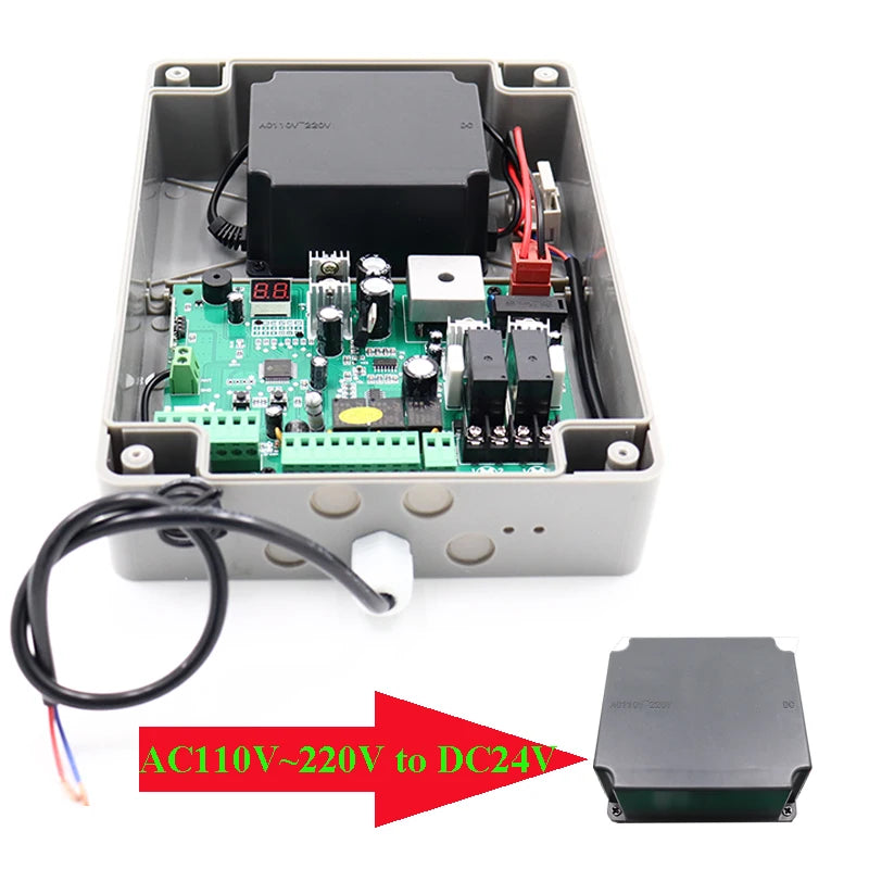 200kg-300kg Swing Gate Linear Actuator Motors Kit with Push Button Photocell Alarm Lamp (GSM Module Keypad Optional)