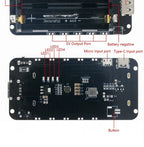 XZG Two Voltage 18650 Lithium Battery Shield V8 Mobile Power Expansion Board Module 5V/3A 3V/1A Micro USB For Arduino ESP8266