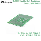 1/3/5/10PCS 5x7CM Double Sided Prototype PCB Board Protoshield for ESP8266 ESP-12F ESP-12E ESP32 ESP32S Arduino