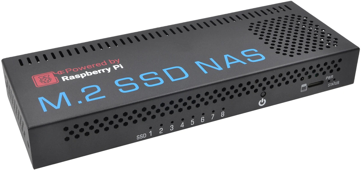 Raspberry Pi CM5 IO board NAS 8xNVMe dual Ethernet X1505