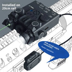 DBAL-A2 PEQ15 Red Green Dot IR Laser Sight  Light Tactical M600 Flashlight Armas White Scout Lamp Fit 20MM Picatinny Rail