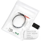 4 Values SMD TVS Diode SMAJ5.0A SMBJ5.0A SMBJ15A SMBJ18CA SMA SMB Unidirectional Channel Transient Voltage Suppessor Diodes
